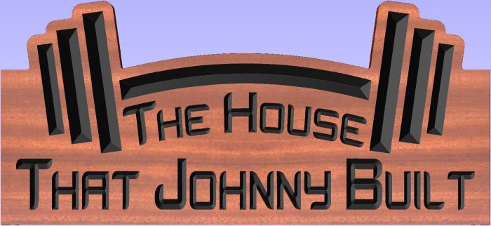 The House That Johnny Built sign